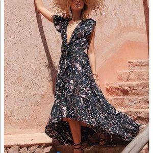 Asymmetrical Bohemian pocket dress